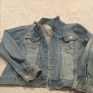 Women’s Aeropostale distressed look denim jacket